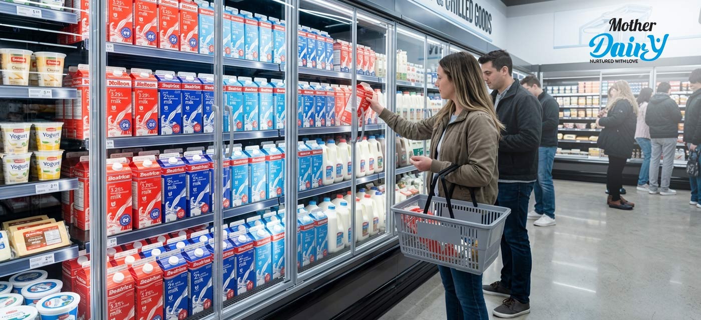 Organic vs regular milk in Calgary